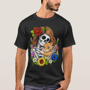 Skelettkatze T-Shirt