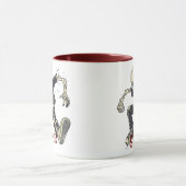 Skelettketten Halloween - Spooky Dancing Vibes Tasse (Zentrum)