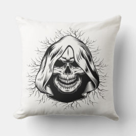 Skelettkeule Halloween-Kissen Kissen