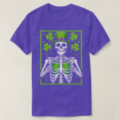 Skelettklee St. Patricks Day T-Shirt (Design vorne)