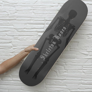 Skelettknochen Halloween-Skateboard für coole Goti Skateboard