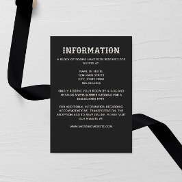 Skelettknochen Hochzeitkarte Begleitkarte