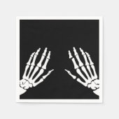 Skelettknochen Serviette (Vorderseite)