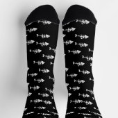 Skelettknochen Socken (Oben)
