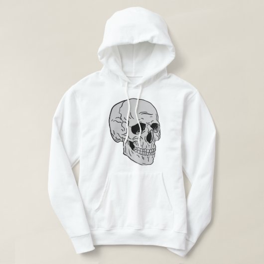 Skelettkopf Hoodie (Design vorne)