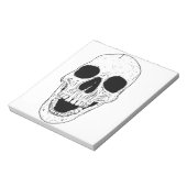 Skelettkopf Notizblock (Rotiert)