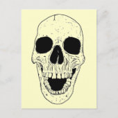 Skelettkopf Postkarte (Vorderseite)