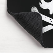 Skelettkreuz Mousepad (Ecke)