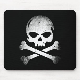 Skelettkreuz Mousepad