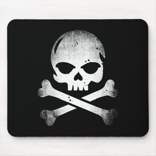Skelettkreuz Mousepad (Vorne)