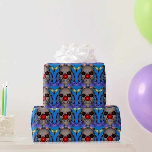 Skelettkrummpapier Geschenkpapier (Partygeschenke)