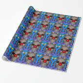 Skelettkrummpapier Geschenkpapier (Ungerollt)