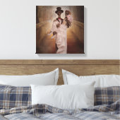 Skelettkunst über Braut und Bräutigam Leinwand (Insitu (Schlafzimmer))