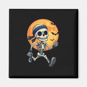 Skelettlauf Funny Halloween Kostüme Männer Frauen Magnet