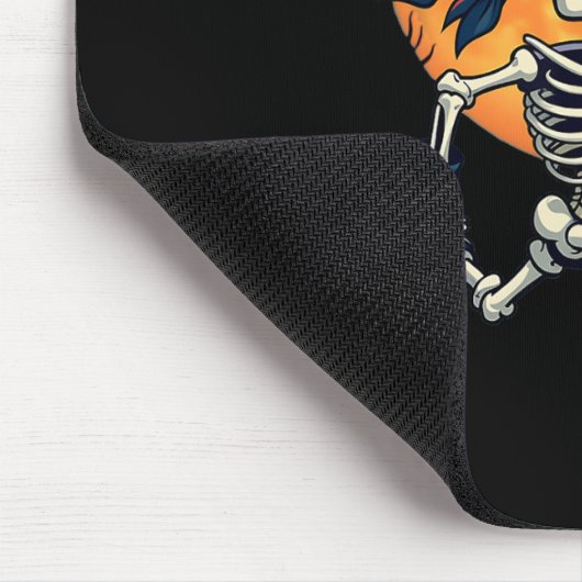 Skelettlauf Funny Halloween Kostüme Männer Frauen Mousepad (Ecke)
