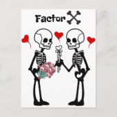 Skelettliebhaber Postkarte (Vorderseite)