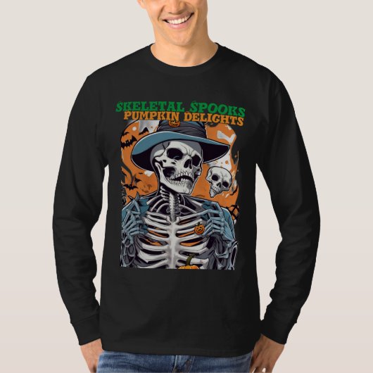 Skelettlöffel, Pumpkin Delights T - Shirt (Vorderseite)