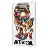 Skelettmaus Klemmbrett (Links)