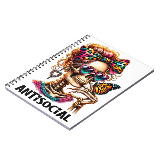 Skelettmaus Notizblock (Linke Seite)