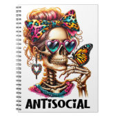 Skelettmaus Notizblock (Vorderseite)