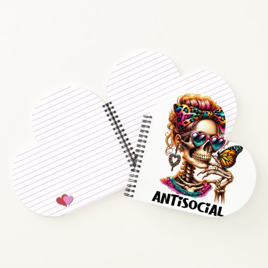 Skelettmaus Notizblock (Innenseite)