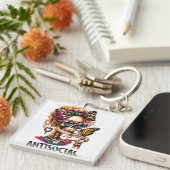 Skelettmaus Schlüsselanhänger (Vorderseite rechts)