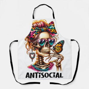 Skelettmaus Schürze