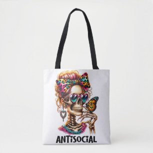 Skelettmaus Tasche