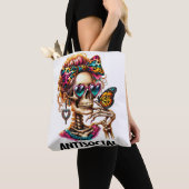Skelettmaus Tasche (Von Nahem)