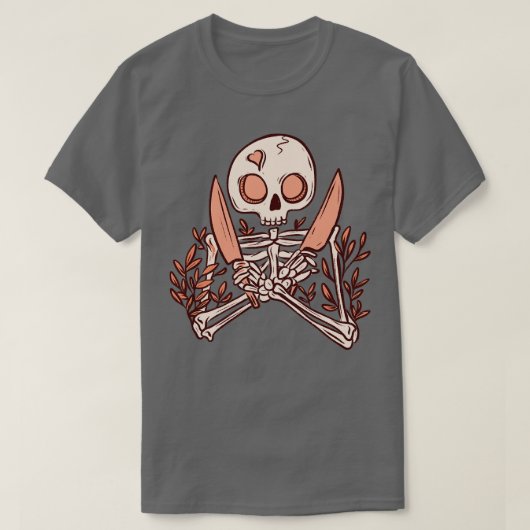 Skelettmesser T-Shirt (Design vorne)