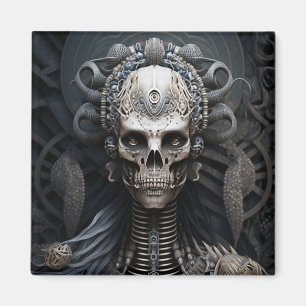 Skelettmonster Skeleton Horror Magnet