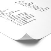 Skelettmuskulatur-Anatomie der Katze Poster (Ecke)