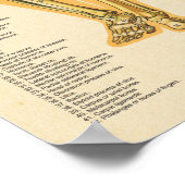 Skelettmuskulatur Skelettanatomie Abbildung weibli Poster (Ecke)