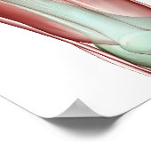 Skelettmuskulatur-Unterlippe Poster (Ecke)