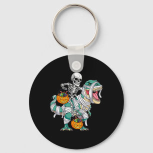 Skeletto Riding Dinosaur T Rex Spaß Kinder Jungen Schlüsselanhänger