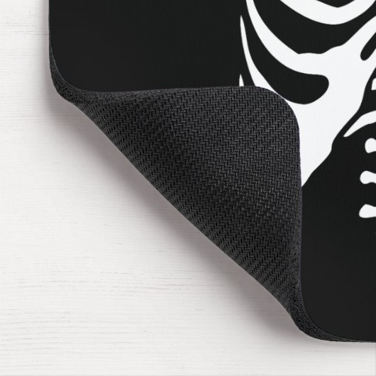 Skeletton Brustkorbknochen Halloween Röntgen Mousepad (Ecke)