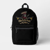 Skeletton-Crew Bedruckter Rucksack (Vorderseite)