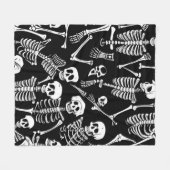 Skeletton-Crew Fleecedecke (Vorderseite (Horizontal))