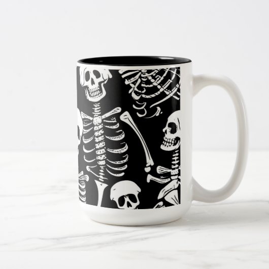 Skeletton-Crew Zweifarbige Tasse (Rechts)