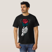 Skeletton: Die Rose Streewear T-Shirt (Vorne ganz)