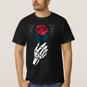 Skeletton: Die Rose Streewear T-Shirt