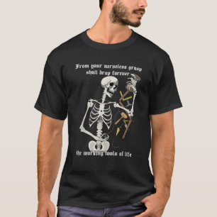 Skeletton für Masonic Working Tools T-Shirt