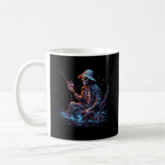 Skeletton Halloween Bass Fisher Skeleton Kaffeetasse