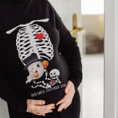 Skeletton Halloween Junge Mutter Schwangerschaft A Sweatshirt