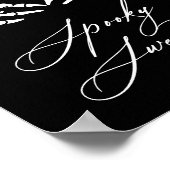 Skeletton Halloween Kinderdusche Spooky Süßigkeite Poster (Ecke)