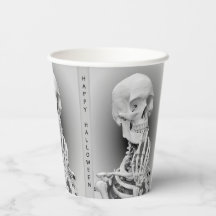 Skeletton Halloween Paper Cups