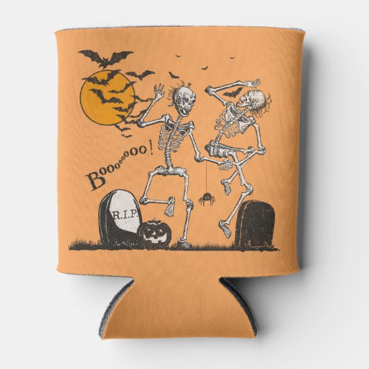 Skeletton-Halloween-Party Dosenkühler (Vorderseite)