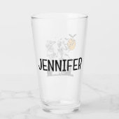 Skeletton-Halloween-Party Glas (Rückseite)