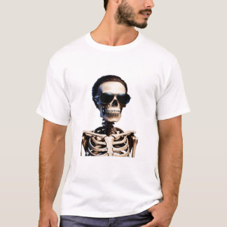 Skeletton Halloween T - Shirt Design