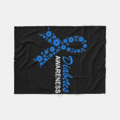 Skeletton Hand Brust Pumpkin Brustkrebs Hallowage Fleecedecke (Vorderseite (Horizontal))